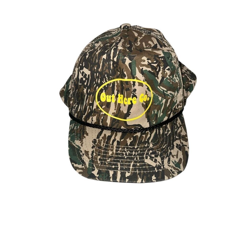 Camouflage hat Out Here Co. logo hat Cap Adjustable, Unisex Baseball hat Adjusta